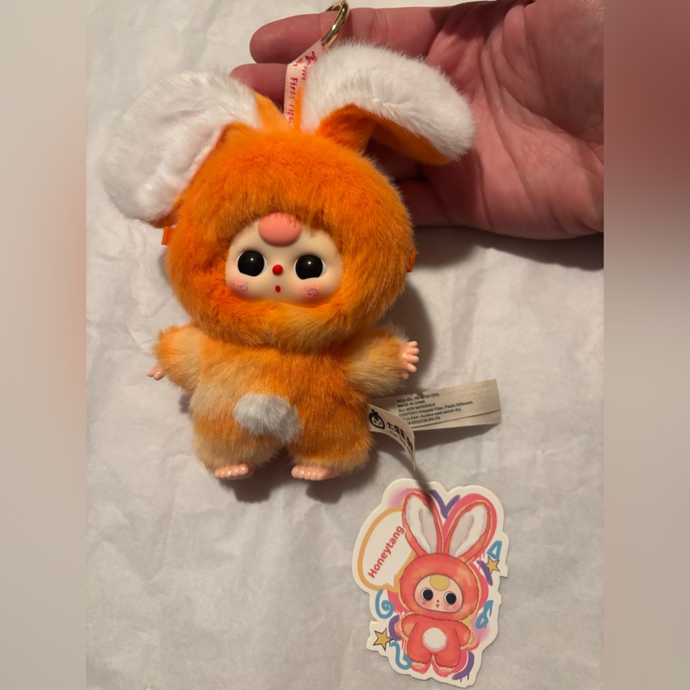Baby Three Pastel Macaron Bunny Dave & Buster’s Exclusive- honeytang orangebunny
